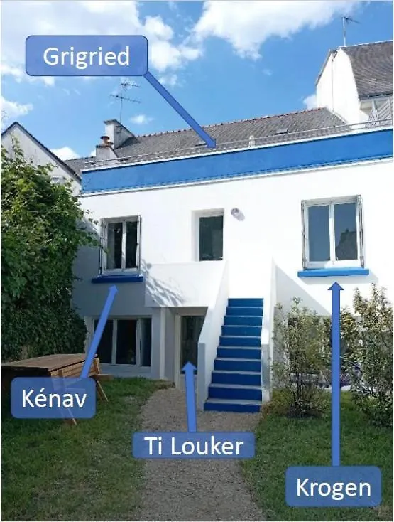 Ti Louker - Appartement A 300M Du Port Locmiquélic